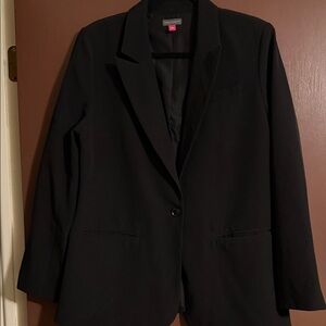 Vince Camuto Black Single-Button Women's Blazer